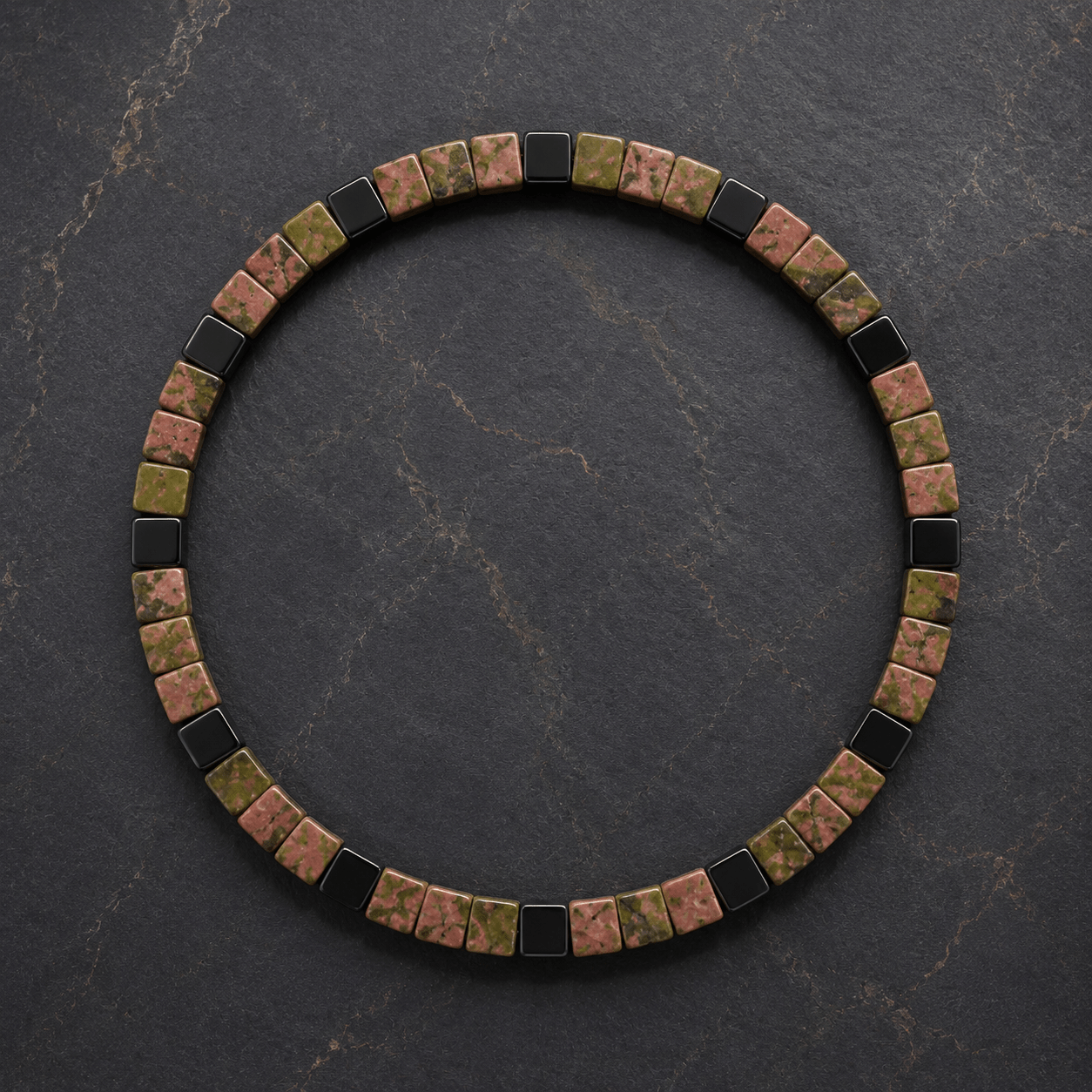 Natural Stone Handmade Bracelet, Bohemian Style